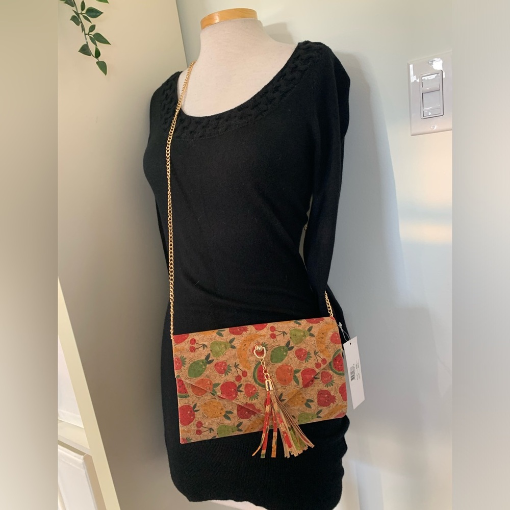 NWT Cork Purse 🍎🍉🍐